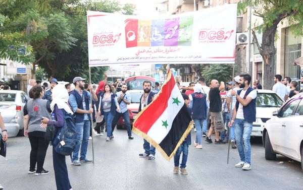 ذوو الاحتياجات الخاصة يحتفون باستعادة قلعة الذاكرة الرياضية لسوريا وأعرق ملاعبها ذوو الاحتياجات الخاصة يحتفون باستعادة قلعة الذاكرة الرياضية لسوريا وأعرق ملاعبها - سبوتنيك عربي