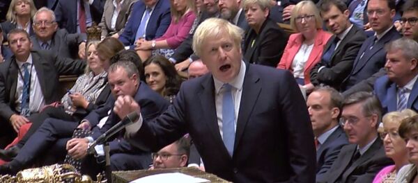 بوريس جونسون رئيس الوزراء البريطاني في البرلمان - سبوتنيك عربي