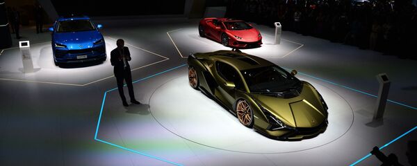   سيارة لامبورغيني (Lamborghini) في المعرض الدولي  للسيارات في فرانكفورت، ألمانيا 10 سبتمبر 2019 - سبوتنيك عربي