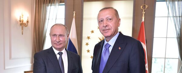 الرئيس فلاديمير بوتين والرئيس التركي رجب طيب أردوغان في أنقرة، تركيا 16 سبتمبر 2019 - سبوتنيك عربي