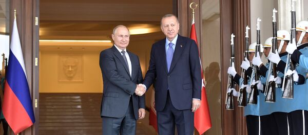 الرئيس فلاديمير بوتين والرئيس التركي رجب طيب أردوغان في أنقرة، تركيا 16 سبتمبر 2019 - سبوتنيك عربي