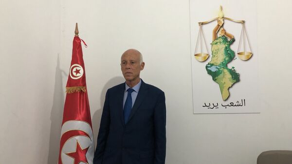  المرشح للرئاسة التونسية قيس سعيد - سبوتنيك عربي