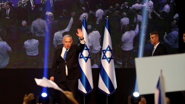 بنيامين نتنياهو، انتخابات، إسرائيل 18 سبتمبر 2019 - سبوتنيك عربي