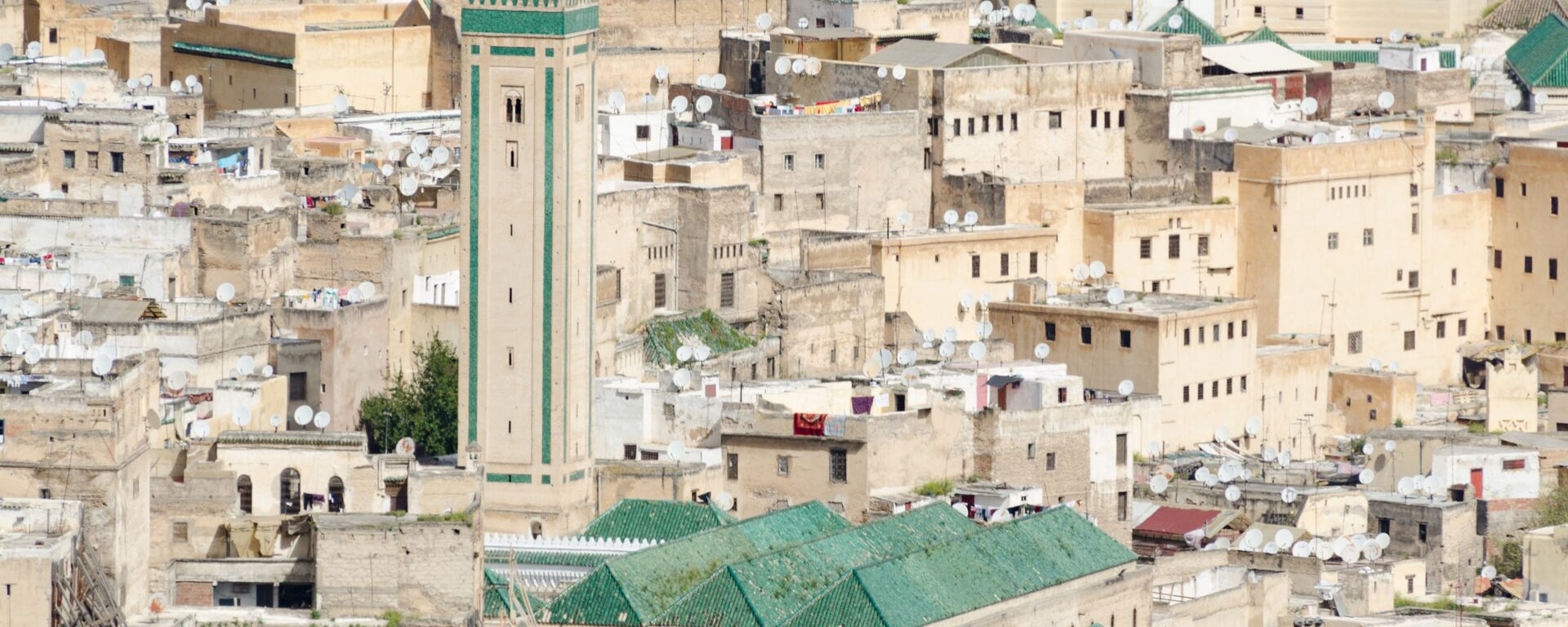 يعود تاريخ تأسيس مدينة فاس المغربية إلى عام 789 الميلادي. واليوم، يتعلق الأمر بأهم منطقة للمشاة في المدينة. - سبوتنيك عربي, 1920, 10.11.2021