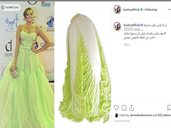 قلب خساية... بشرى تحذف سخريتها من فستانها في الجونة السينمائي - سبوتنيك عربي