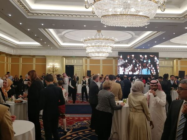 بالصور... سفارة السعودية لدى موسكو تحتفل باليوم الوطني الـ 89 - سبوتنيك عربي