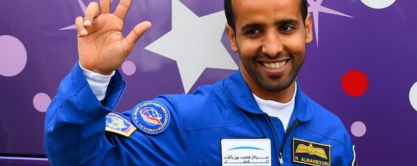 هزاع المنصوري، أول رائد فضاء إماراتي، سافر إلى الفضاء 25 سبتمبر/ أيلول، إلى محطة الفضاء الدولية - سبوتنيك عربي
