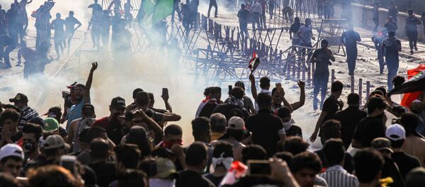 تظاهرات العراق  - سبوتنيك عربي