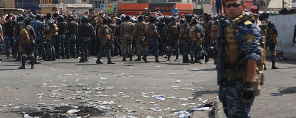 بغداد تشتعل، تظارهات، مظاهرات، احتجاجت بغداد، العراق 2 أكتوبر 2019 - سبوتنيك عربي