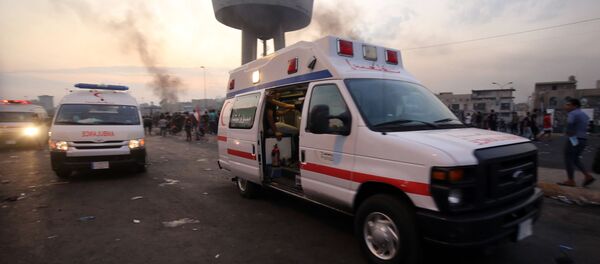 بغداد تشتعل، تظارهات، مظاهرات، احتجاجت بغداد، العراق 2 أكتوبر 2019 - سبوتنيك عربي