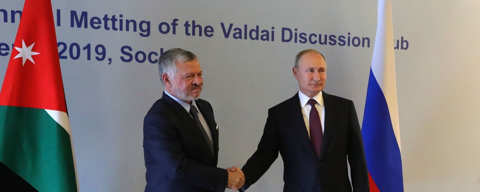 الرئيس الروسي فلاديمير بوتين يلتقي مع الملك الأردني عبدالله الثاني، 3 أكتوبر 2019 - سبوتنيك عربي, 1920, 20.08.2025