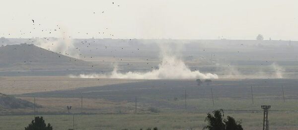 الحدود السورية التركية، 9 أكتوبر 2019 - سبوتنيك عربي