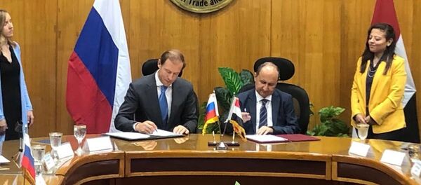 وزيرا التجارة المصري والروسي يوقعان اتفاقيات تعاون - سبوتنيك عربي