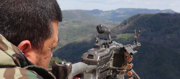 ضربات الجيش السوري تلاحق المسلحين الصينيين على الحدود التركية ضربات الجيش السوري تلاحق المسلحين الصينيين على الحدود التركية - سبوتنيك عربي