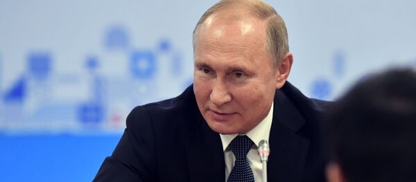 الرئيس الروسي فلاديمير بوتين في نيجني نوفغورود - سبوتنيك عربي