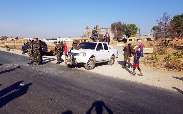  انتشار الهجانة السورية في تل تمر قرب الحدود التركية - سبوتنيك عربي