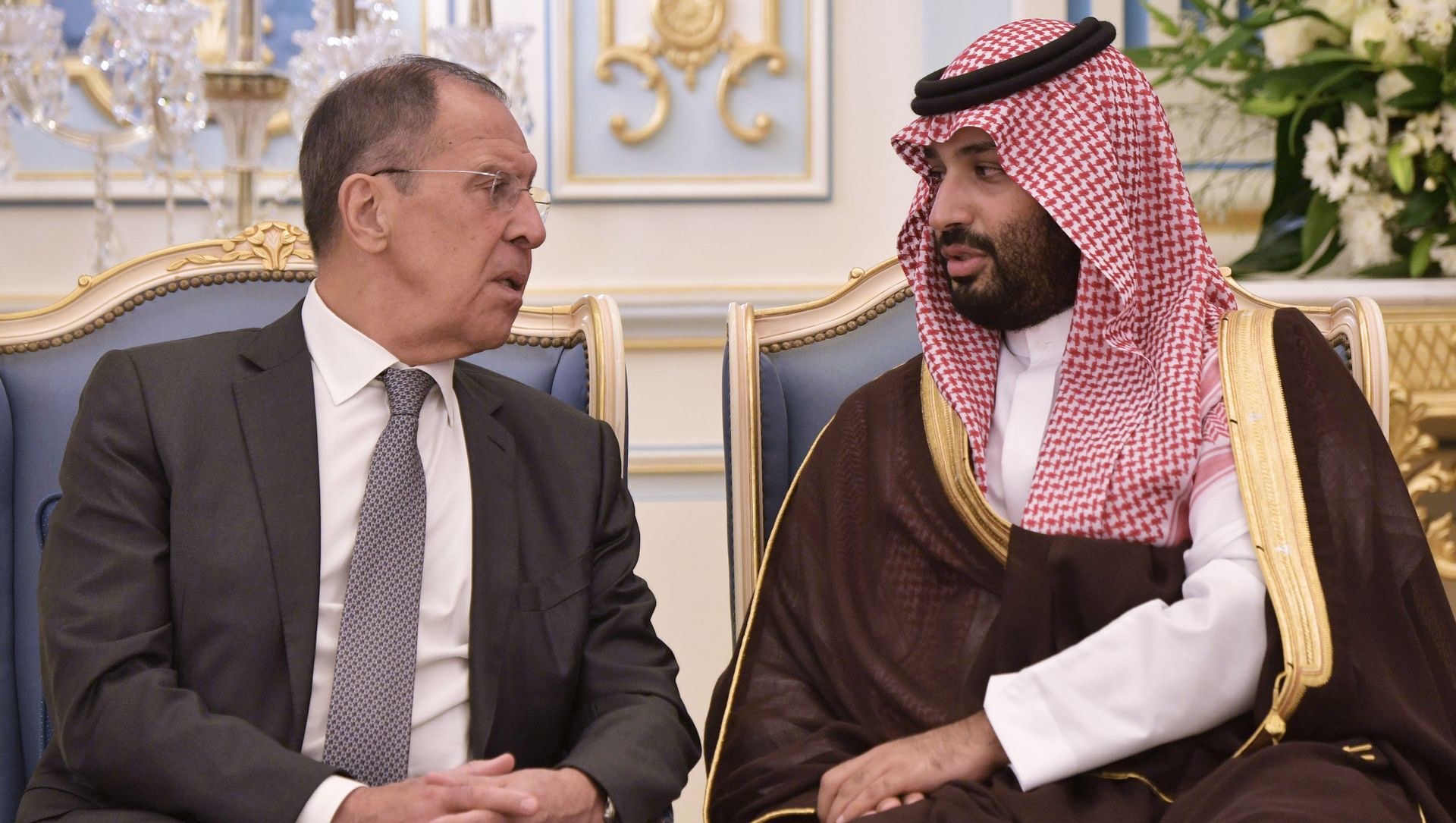 وزير الخارجية الروسي سيرغي لافروف يتحدث مع ولي العهد السعودي محمد بن سلمان، الرياض، السعودية 14 أكتوبر 2019 وزير الخارجية الروسي سيرغي لافروف يتحدث مع ولي العهد السعودي محمد بن سلمان، الرياض، السعودية 14 أكتوبر 2019 - سبوتنيك عربي, 1920, 10.03.2021