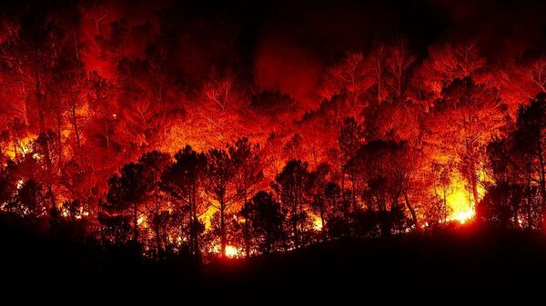 حريق ضخم (صورة أرشيفية) - سبوتنيك عربي