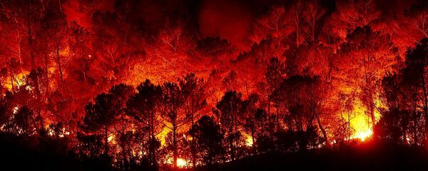 حريق ضخم (صورة أرشيفية) - سبوتنيك عربي