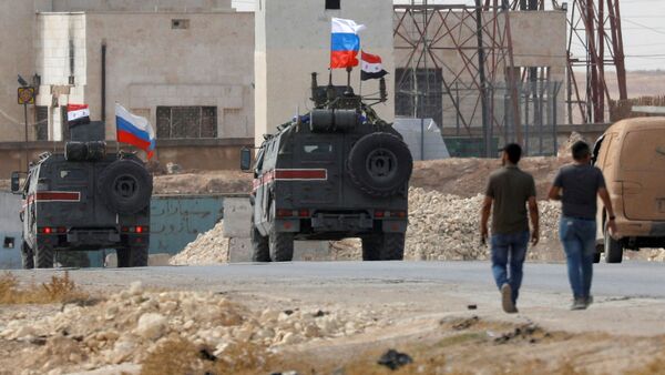 الوضع في منبج بعد دخول الجيش السوري، سوريا 16 أكتوبر 2019 الوضع في منبج بعد دخول الجيش السوري، سوريا 16 أكتوبر 2019 - سبوتنيك عربي