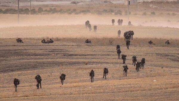 الوضع في منبج بعد دخول الجيش السوري، سوريا 16 أكتوبر 2019 الوضع في منبج بعد دخول الجيش السوري، سوريا 16 أكتوبر 2019 - سبوتنيك عربي
