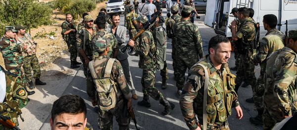 الوضع في منبج بعد دخول الجيش السوري، سوريا 16 أكتوبر 2019 الوضع في منبج بعد دخول الجيش السوري، سوريا 16 أكتوبر 2019 - سبوتنيك عربي