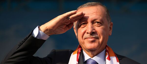 أردوغان يؤدي التحية العسكرية - سبوتنيك عربي