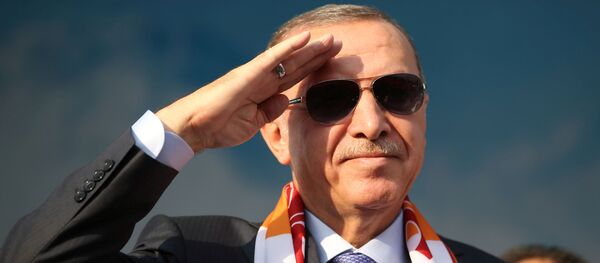 أردوغان يؤدي التحية العسكرية - سبوتنيك عربي