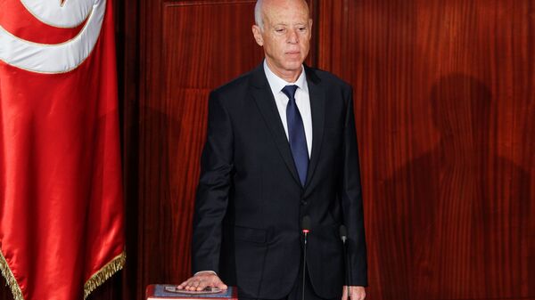 الرئيس التونسي الجديد قيس سعيد - سبوتنيك عربي
