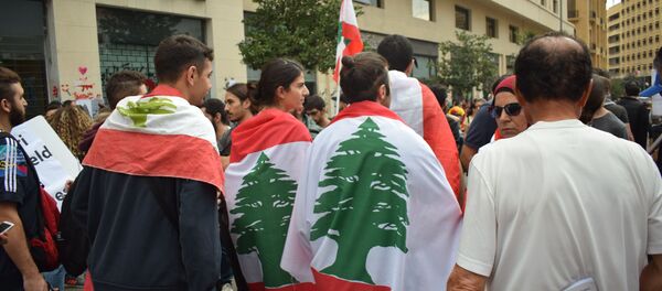 استمرار الاحتجاجات في لبنان، 23 أكتوبر 2019 - سبوتنيك عربي