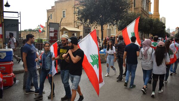 الاحتجاجات في لبنان - سبوتنيك عربي