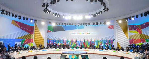 اليوم الثاني - قادة القمة الروسية الأفريقية روسيا - أفريقيا في سوتشي، 24أكتوبر 2019 - سبوتنيك عربي