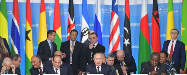 اليوم الثاني - قادة القمة الروسية الأفريقية روسيا - أفريقيا في سوتشي، 24أكتوبر 2019 - سبوتنيك عربي