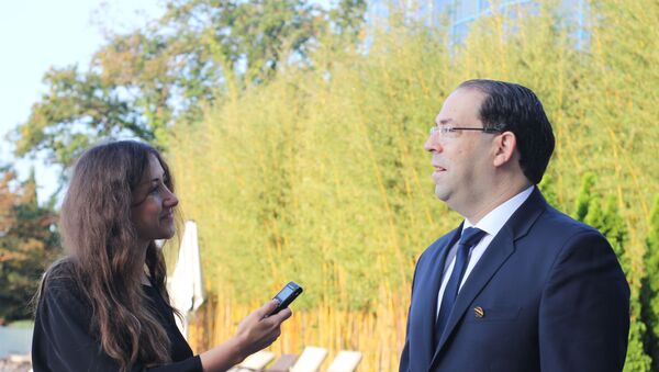 لقاء حصري لـسبوتنيك مع رئيس الحكومة التونسية يوسف الشاهد 24 أكتوبر 2019 - سبوتنيك عربي