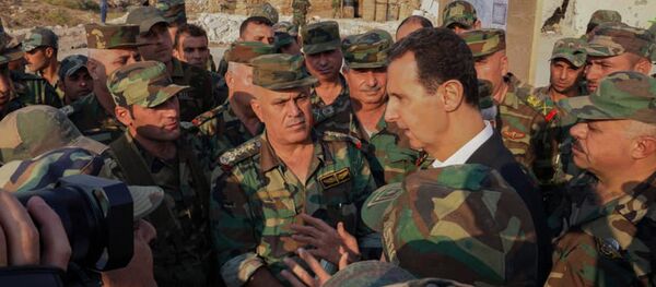 زيارة الرئيس بشار الأسد إلى ريف إدلب الجنوبي المحرر، سوريا زيارة الرئيس بشار الأسد إلى ريف إدلب الجنوبي المحرر، سوريا - سبوتنيك عربي