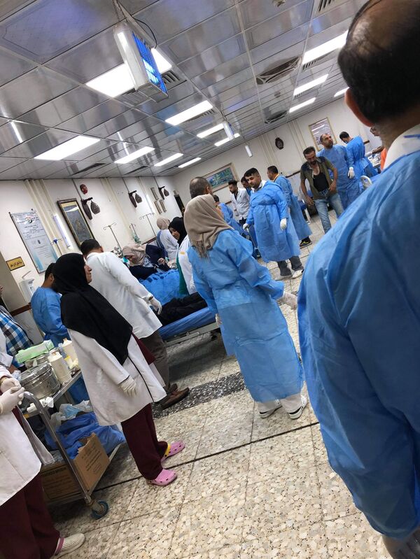 47 مصابا في 3 ساعات... سبوتنيك داخل مستشفى العصبية ببغداد (صور)  - سبوتنيك عربي