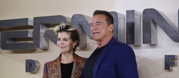 أرنولد شوارزنيجر وليندا هاميلتون بطلا فيلم تيمينيتور: دارك فيث - سبوتنيك عربي