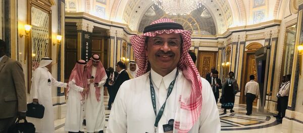 غسان الشبل رئيس مجلس إدارة هيئة المحتوى المحلي والمشتريات الحكومية ورئيس مجلس إدارة الخطوط السعودية، الرياض، 29 أكتوبر/تشرين الأول 2019 - سبوتنيك عربي