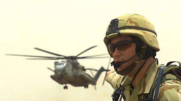 جندي تابع لقوات المارينيز  - الجيش الأمريكي  - سبوتنيك عربي