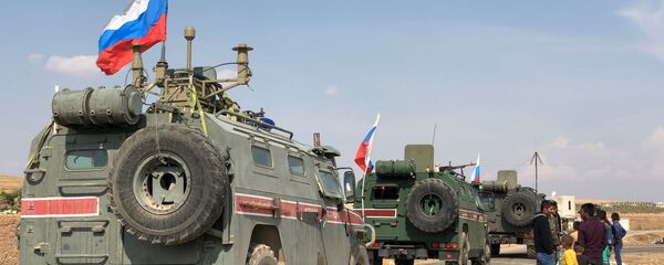 سيارات الشرطة العسكرية الروسية في شمال سوريا - سبوتنيك عربي