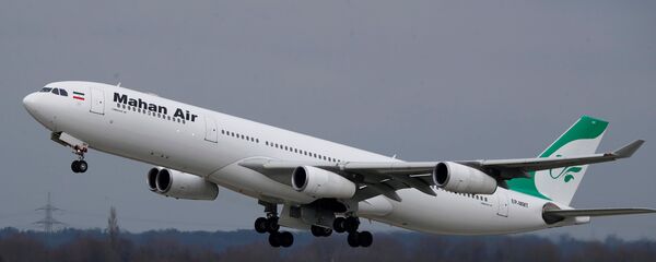 طائرة تابعة لخطوط طيران ماهان إير الإيراني - سبوتنيك عربي