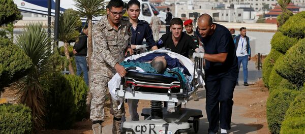 أحد السائحين المصابين في حادث الطعن في الأردن - سبوتنيك عربي