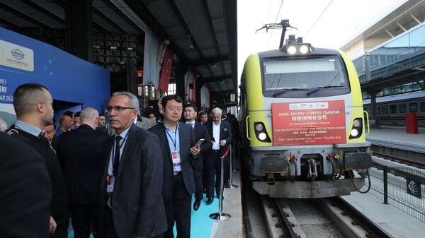  تركيا تستقبل أول قطار بضائع يسافر من الصين إلى أوروبا  - سبوتنيك عربي