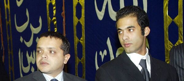 الفنانان المصريان هيثم أحمد زكي ومحمد هنيدي - سبوتنيك عربي