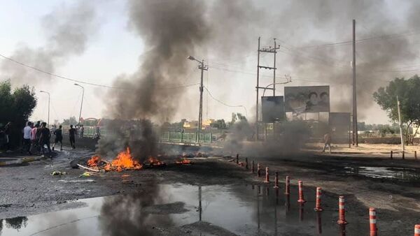 احتجاجات في ذي قار، جنوب العراق - سبوتنيك عربي