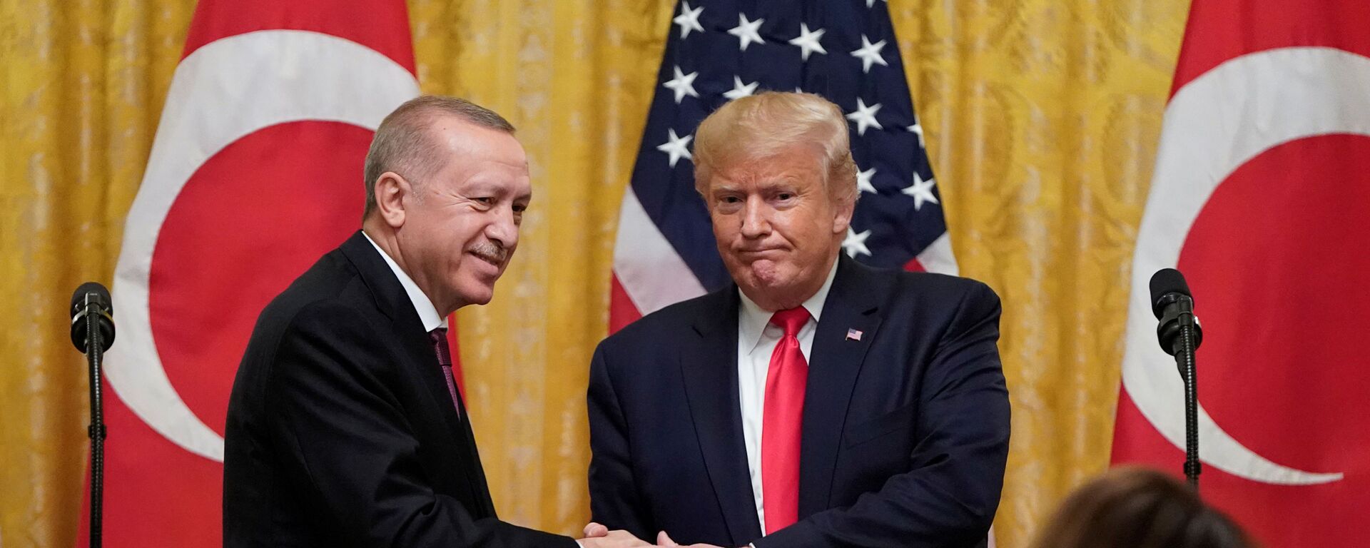 الرئيس الأمريكي دونالد ترامب والرئيس التركي رجب طيب أردوغان - سبوتنيك عربي, 1920, 14.07.2020