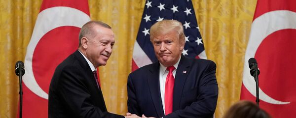 الرئيس الأمريكي دونالد ترامب والرئيس التركي رجب طيب أردوغان - سبوتنيك عربي