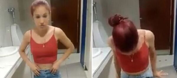 إلقاء القبض على لصة جشعة حاولت سرقة 8 بناطليل جينز دفعة واحدة - سبوتنيك عربي