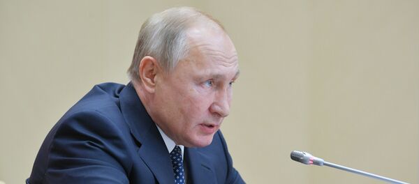 بوتين، خلال اجتماع لمجلس الأمن الروسي بوتين، خلال اجتماع لمجلس الأمن الروسي - سبوتنيك عربي