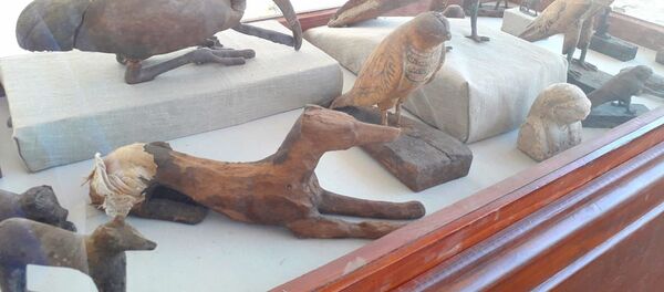 تماثيل فرعونية لحيوانات وطيور مقدسة عثر عليها في سقارة - سبوتنيك عربي